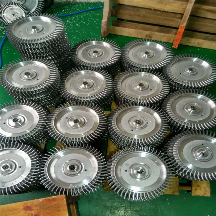 叶轮气泵高压鼓风机叶片叶风工业风扇叶泵铝合金涡旋真空泵旋涡