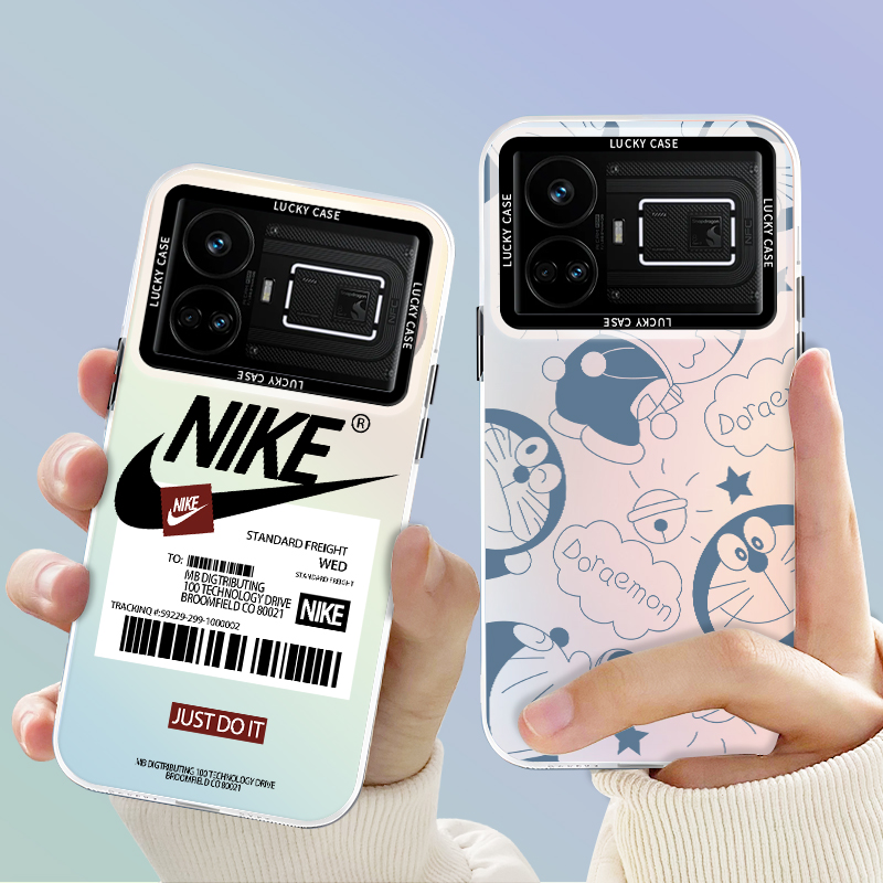 适用真我gt5镭射卡通可爱手机壳