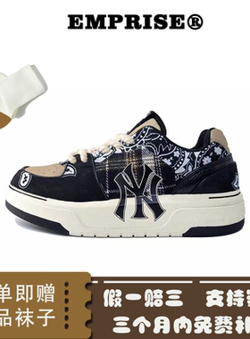 定制球鞋 MLB Chunky Liner LTDZ 酷 百搭 低帮 男女同款 黑色