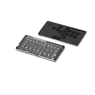 DOIO机械轴HITBOX铝合金可升级无线游戏键盘街霸6拳皇15铁拳8摇杆街机格斗PS5 switch steam NS2 KBGM-H06+