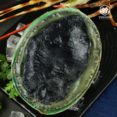 仿真黑金鲍模型新西兰黑金鲍鱼样品黑边鲍鱼假澳洲海鲜水产道具