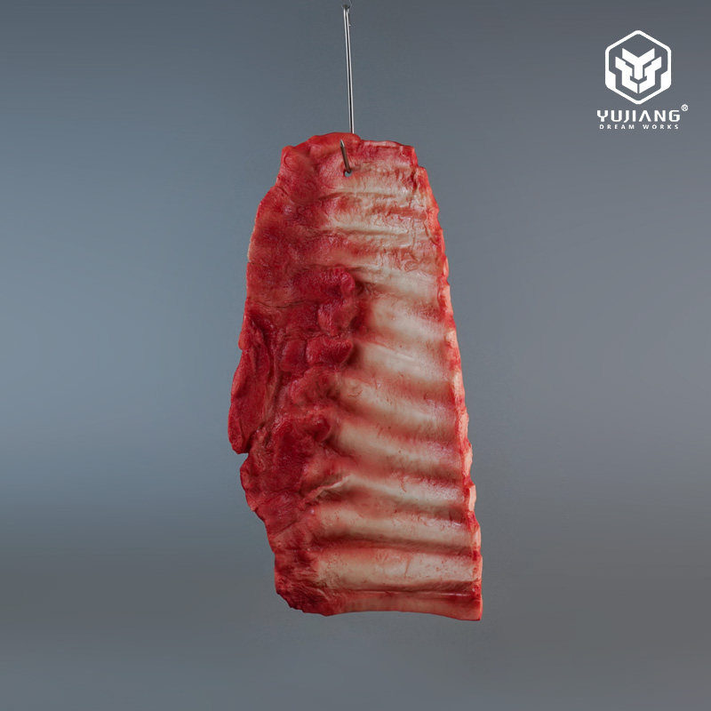 仿真猪肉排骨拍摄道具食物模型图片