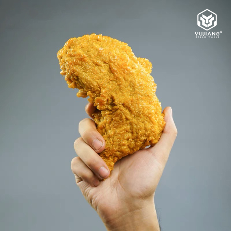 仿真油炸鸡腿手枪腿模型