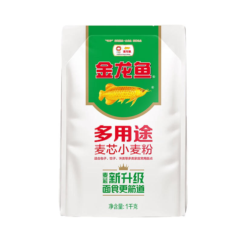 金龙鱼内蒙平原雪花粉500g