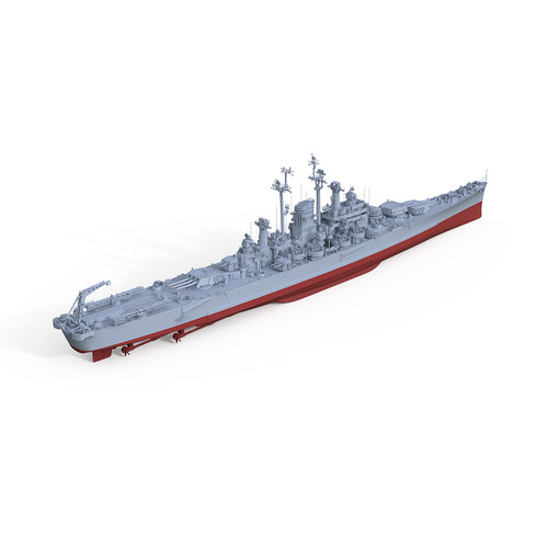 MRY-SFW SSC1000569/S 1/1000 军事模型 美国 得梅因号重巡洋舰