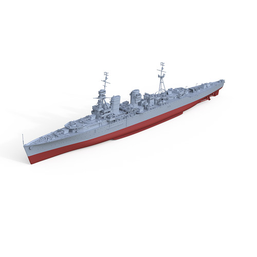 MRY-SFW SSC1000561/S 1/1000 军事模型 英国 霍金斯号重巡洋舰