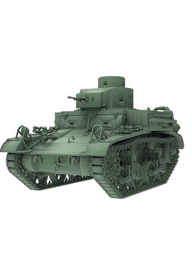 SSMODEL SS72831 1/72 军事模型 美国 M2A1 轻型坦克