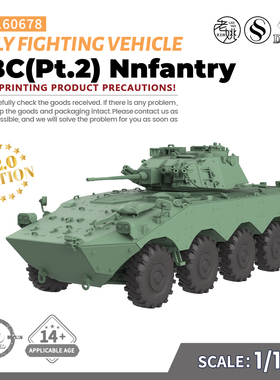 SSMODEL SS160678 1/160 意大利 VBC (Pt 2) 箭式轮式步战车 V2.0