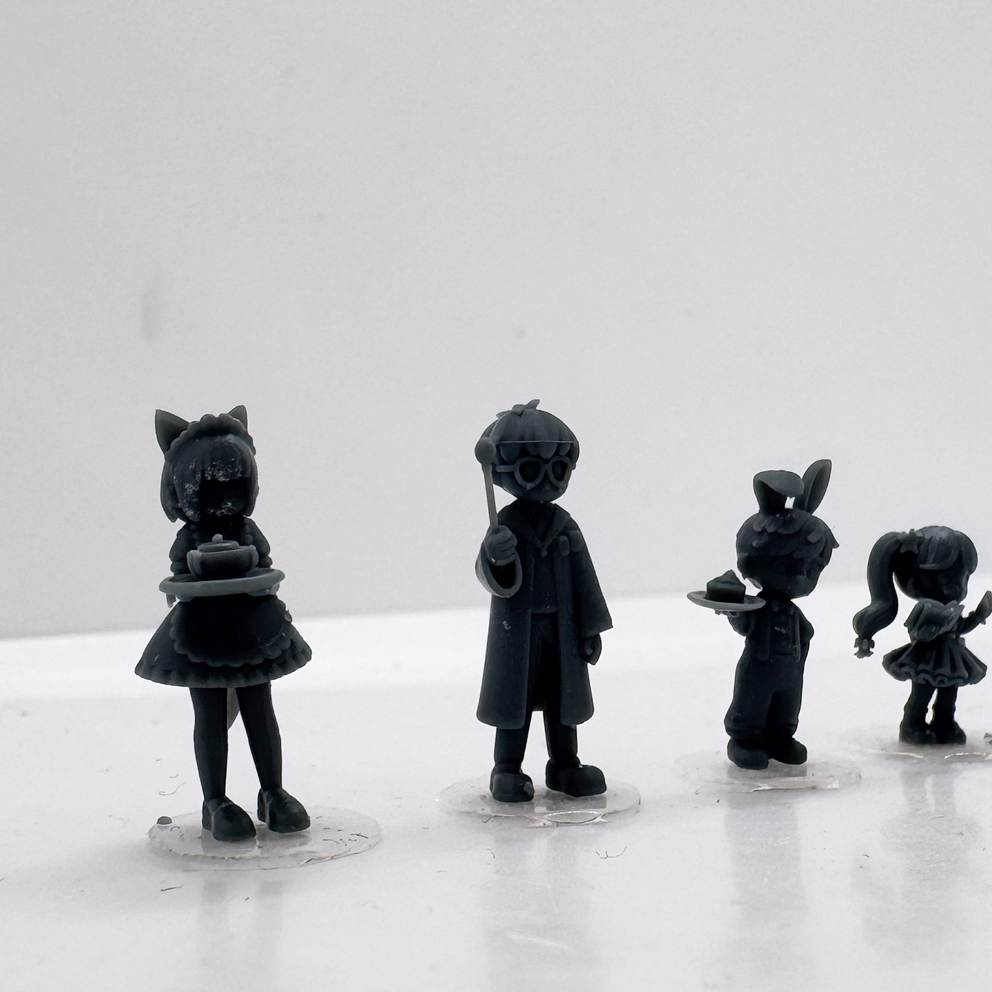 Q 版魔法女仆兔耳侍者系列 3D 打印可爱角色摆件 动漫风桌面,玩具/童车/益智/积木/模型,其他模型玩具,淘宝优惠券,粉丝福利购,淘宝优惠卷