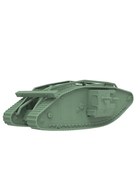 SS100640 1/100 军事模型 英国 重型坦克 马克 IV 型雄性重型坦克