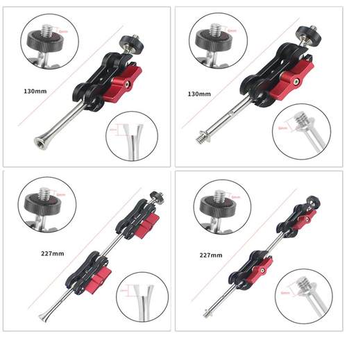 金属1/4调节支架摄影直播延长杆