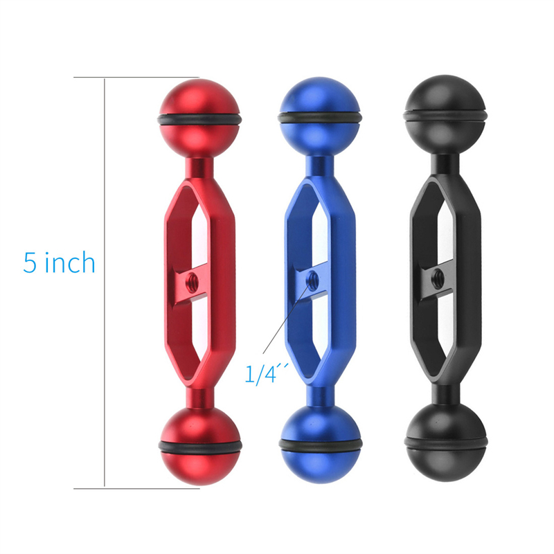 一英寸球头金属灯臂1/4拓展支架