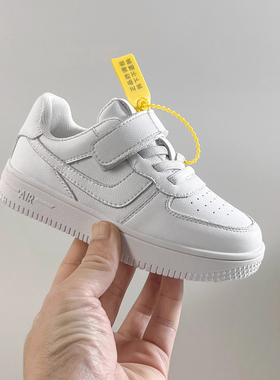 netx alice儿童真皮小白鞋2025秋季新款男童时尚透气女童运动板鞋