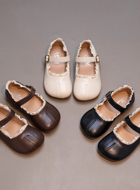 netx LONG儿童小皮鞋春秋2025新款女童鞋公主鞋春季小童软底单鞋
