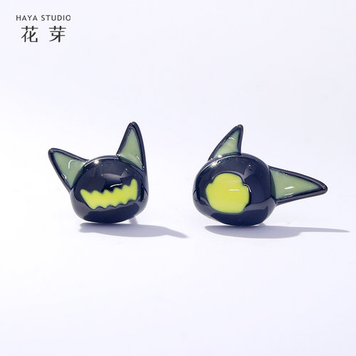 花芽原创设计咬人的猫耳钉