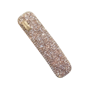 高级感满天星水晶带水钻碎发夹刘海前额侧边发卡气质bb夹子头饰女