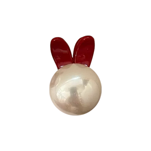 可爱红色兔子发夹小抓夹刘海前额女童儿童发卡女2026新款头饰发饰