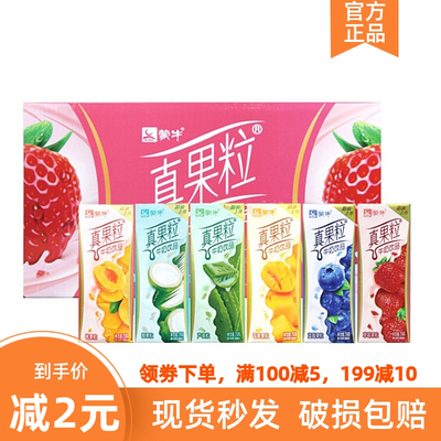 椰果真果粒牛奶饮品真果粒椰子味真果粒24盒装混合学生椰果粒特价