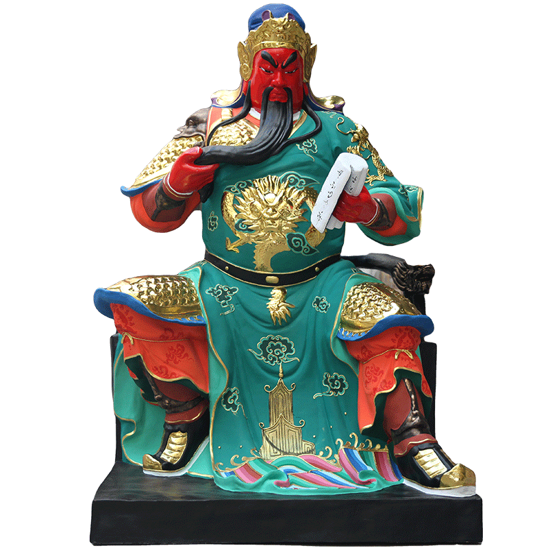 树脂寺庙佛堂关公佛像