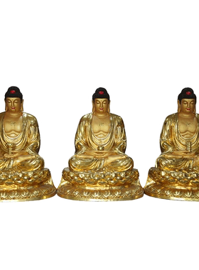 1.6米释迦牟尼药师佛树脂三宝