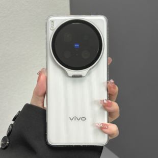 X300适用vivoX200Ultra手机壳荣耀Magic8新款华为Mate80pro+高清透明OPPOFindX8s+镜头支架14小米17U防滑X100