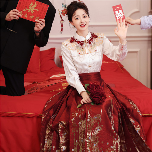 2026新款秋冬马面裙敬酒服诺婉寻