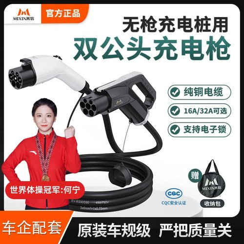 国家电网充电桩双头枪真国标纯铜