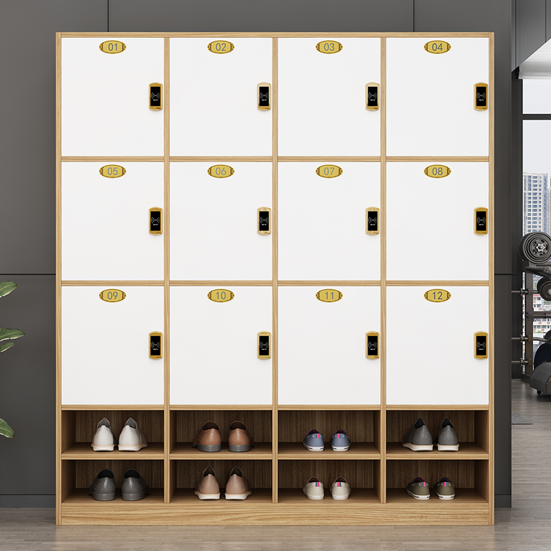 更衣室加厚背板更稳固存包柜