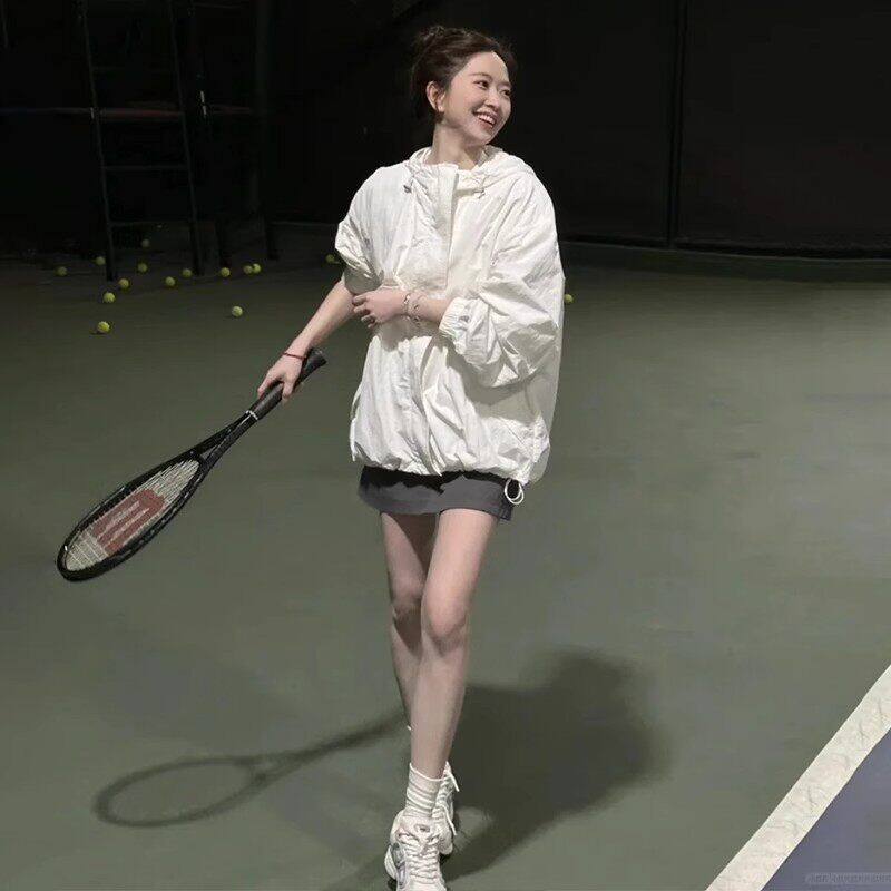 MDCW米兰风白色防晒衣女冲锋衣外套女2026新款薄款夏季穿搭