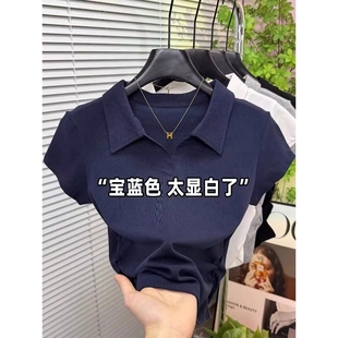 高级感百搭短款 Next 纯棉T恤女夏爆款 road英国联名polo衫 上衣 短袖