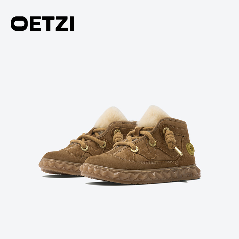 OETZI皮毛一体雪地靴冬款男女童