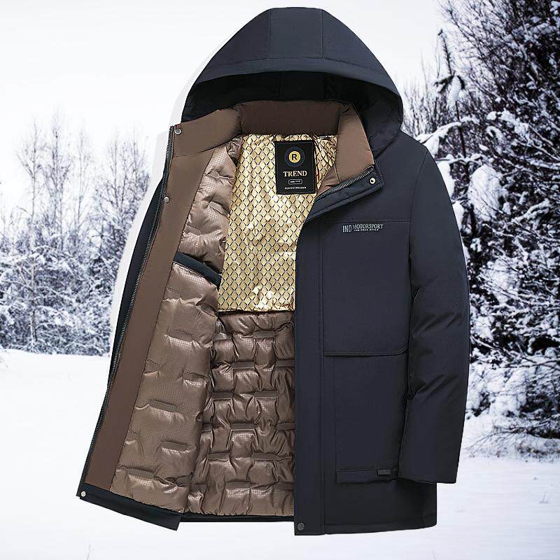 冬季商务加厚新款抗寒外套保暖爸爸冬装棉服棉衣休闲男士中年棉袄