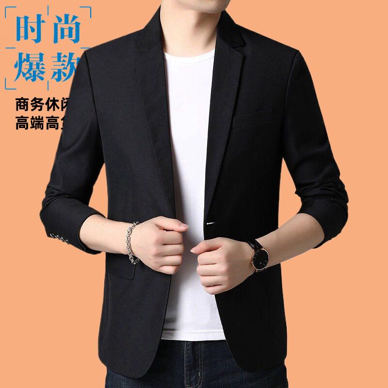 防风秋季新款男士春休闲便服单西
