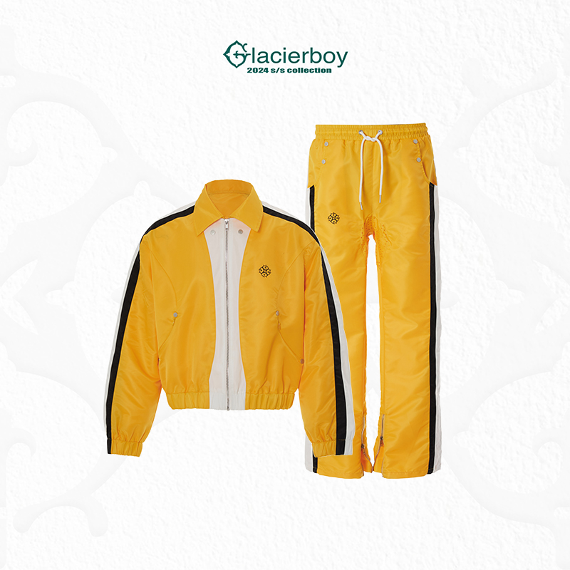 GLACIERBOY李小龙风格运动套装