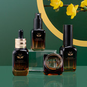 美容院精油瓶壶避光分装 瓶 30ML调配空瓶高档SPA香薰玻璃胶头滴管