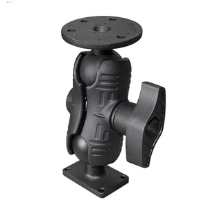 车载设备平板显示器支架短款2.25英寸螺丝钻孔VESA孔球头支架