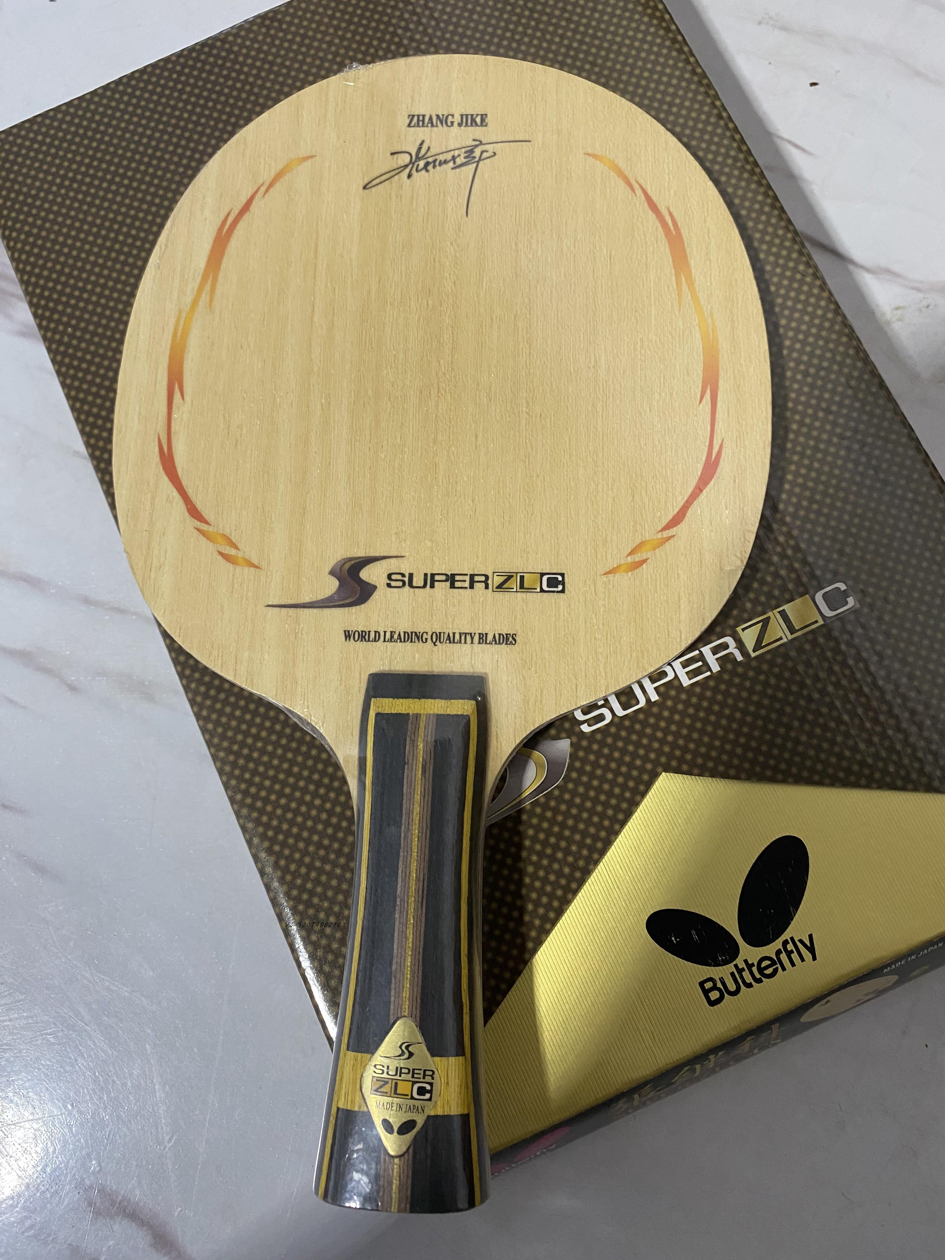 蝴蝶王乒乓球拍张继科碳素底板成品拍超级张继科zlc纯木进攻型zlc