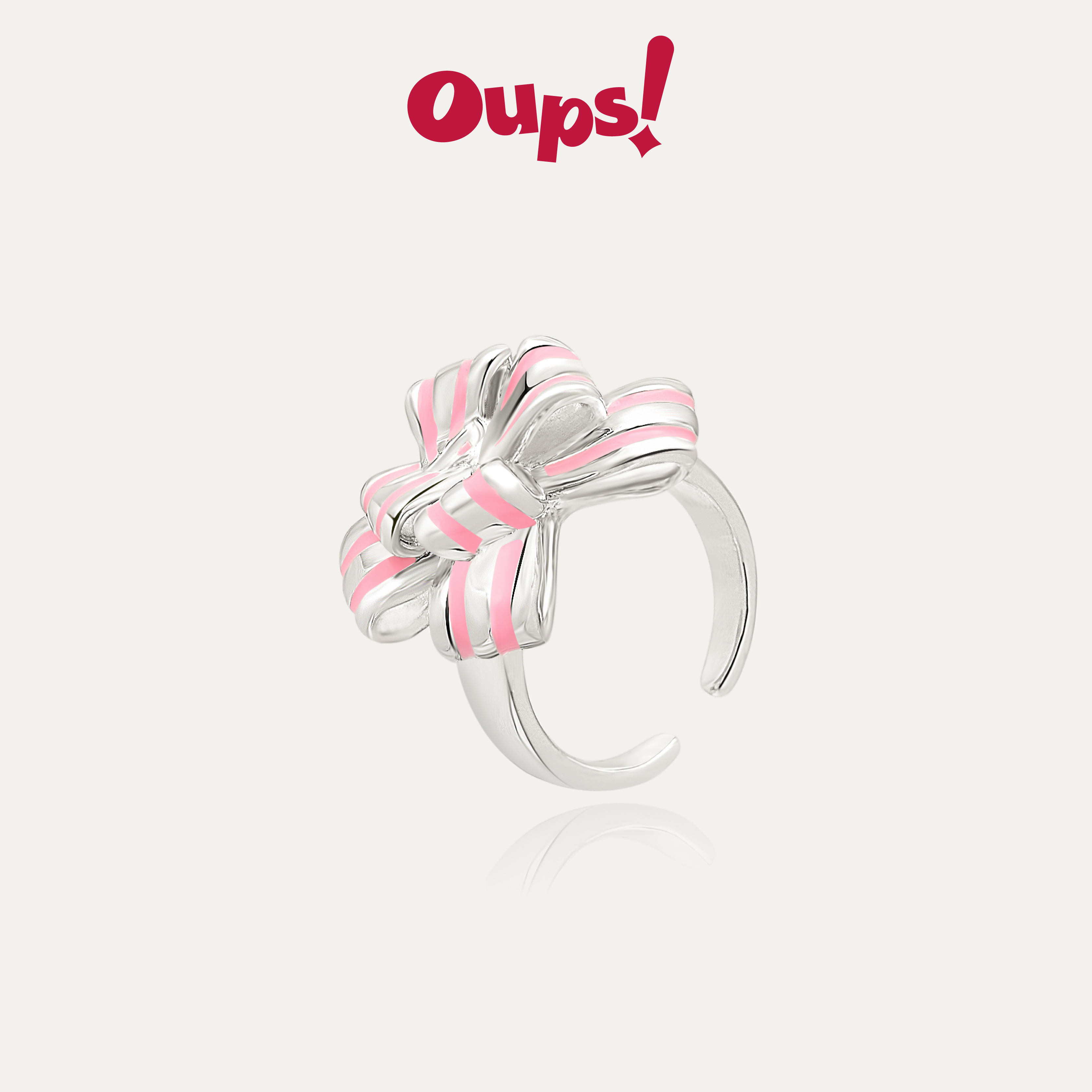 oups手工珐琅甜美可爱戒指新品