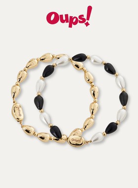 【新年礼物】Oups赵昭仪吴千语同款阿弗洛狄忒项链黑白金手链两用