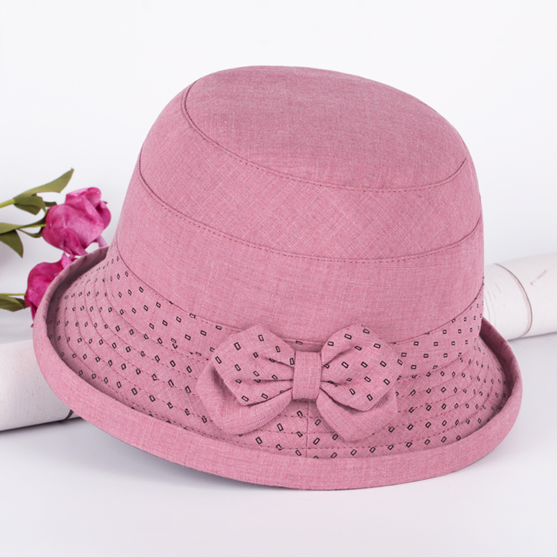 中老年人帽子女春秋短檐薄款老人奶奶休闲帽妈妈春天布帽单时装帽