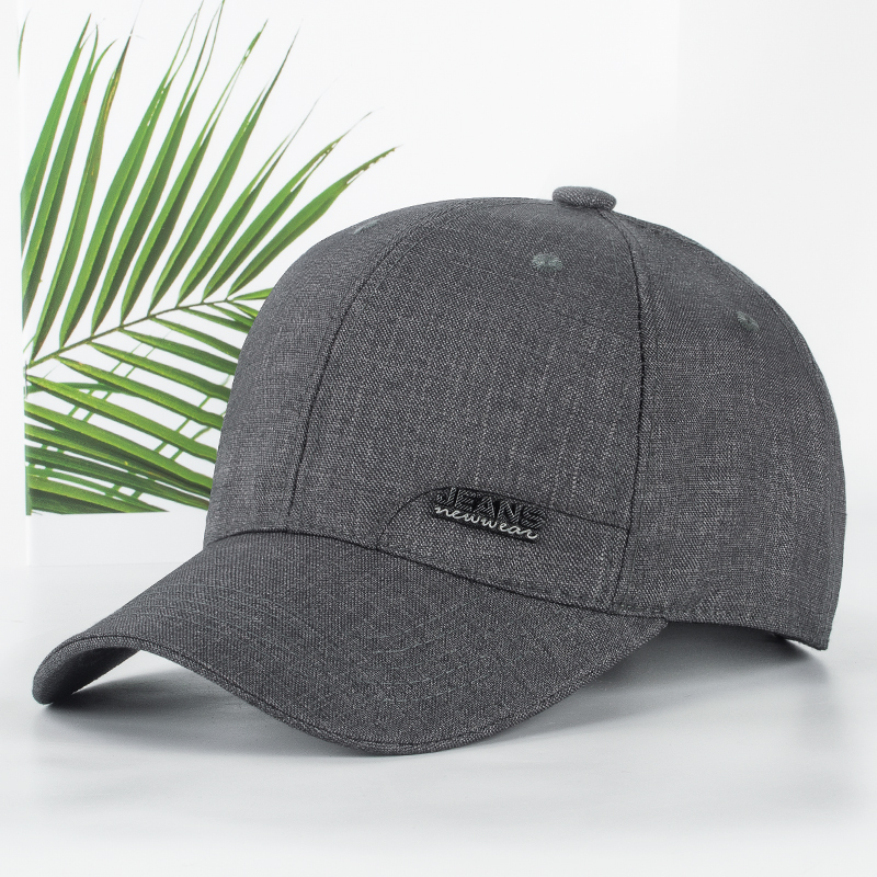 春秋天中老年人帽子男鸭舌帽老人休闲布帽男士棒球帽薄中年爸爸帽