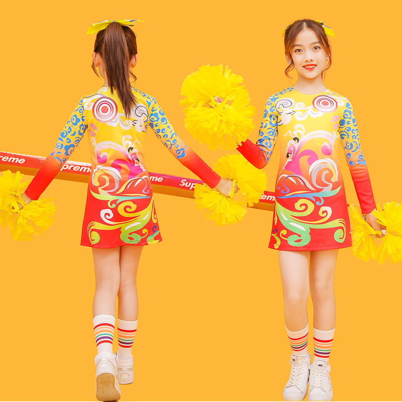 中国健美操比赛服可可队长