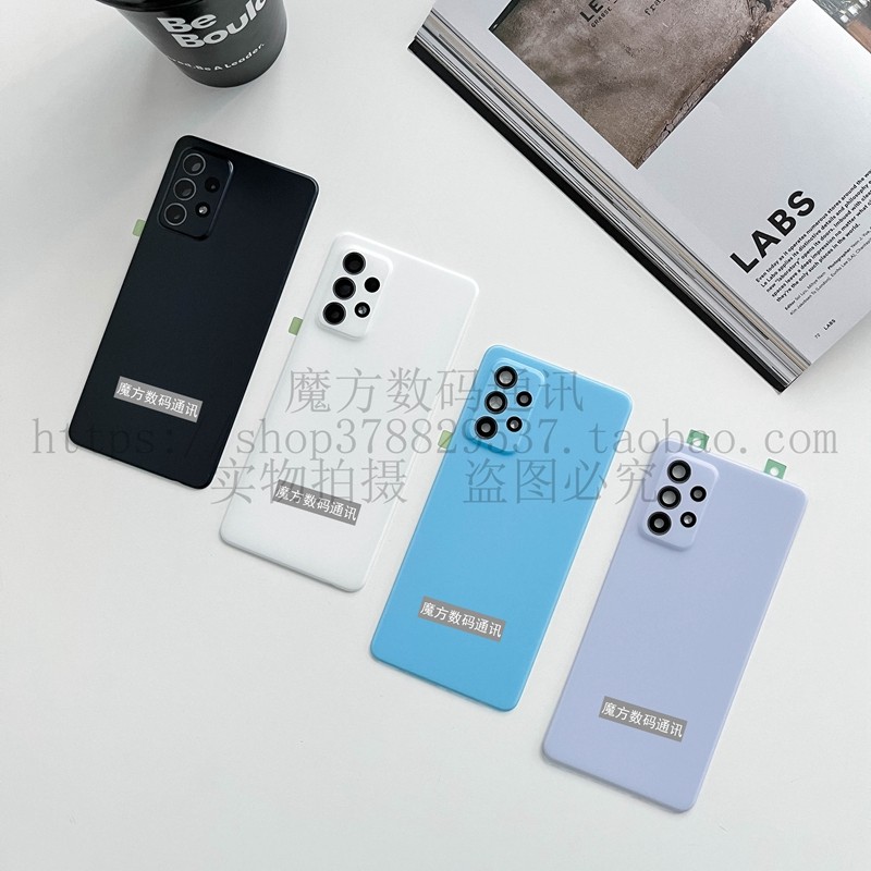 适用三星A52 5G后盖原装盖板原厂后壳电池盖外屏玻璃板中边框隔
