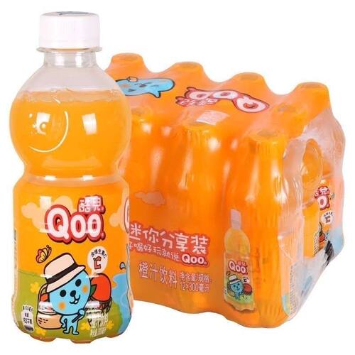 酷儿300ml橙汁饮料整瓶含糖清新果味正品