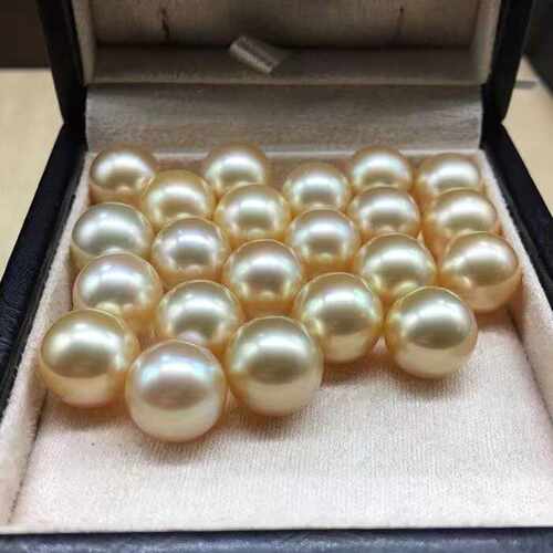14mm~16mm天然海水南洋金珠定制