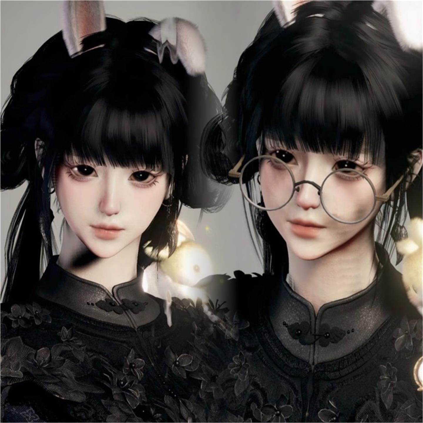 小千明 柏岚仁申 就素这个冷脸萌 燕云十六声捏脸女 端游手游通用