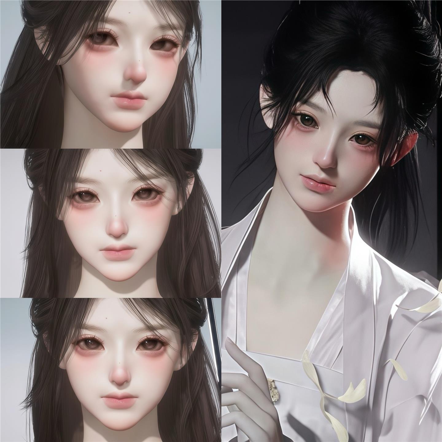 微醺小猫 三九木木木 可爱妹宝 燕云十六声捏脸女 端游手游通用