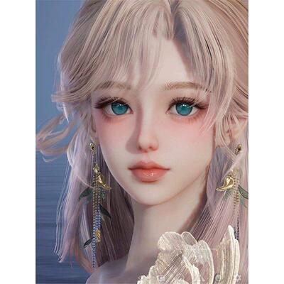 哩巴啦  诛仙世界捏脸 V酱 VINMKIN 焚香成女