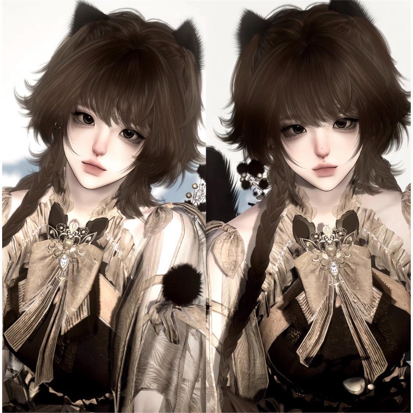 洋芋大王 暹罗猫 逆水寒手游捏脸女通用