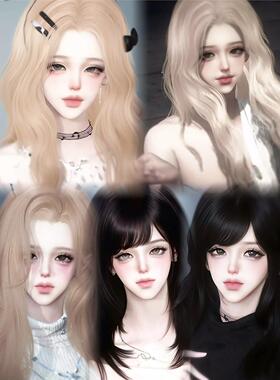 发4 奢梦 甜欲 艺珍 甜欲 寂雪 一本花集 逆水寒手游捏脸女通用